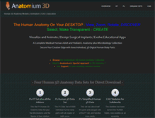Tablet Screenshot of anatomium.com